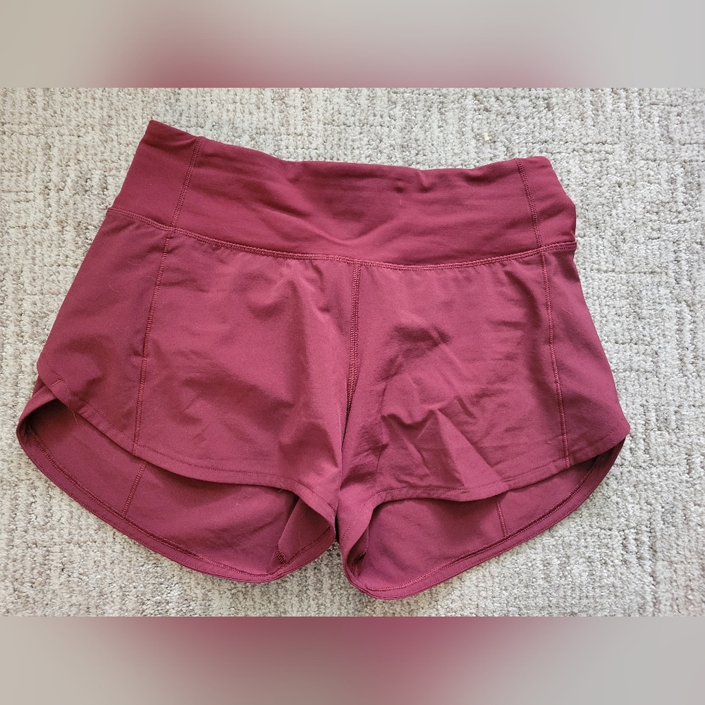 Lululemon Speed Up Mid-Rise Lined Short 4 inch size 4